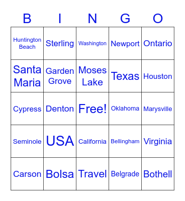 Safran Days! Bingo Card