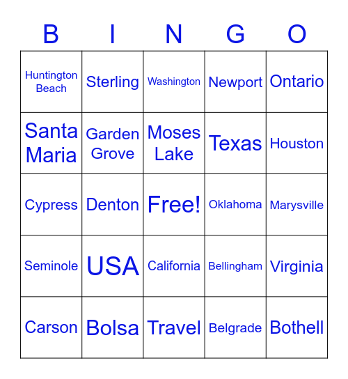 Safran Days! Bingo Card