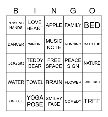 QUEST WELLNESS Bingo Card