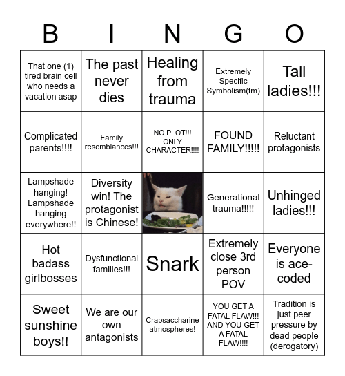 Judith Bingo Card