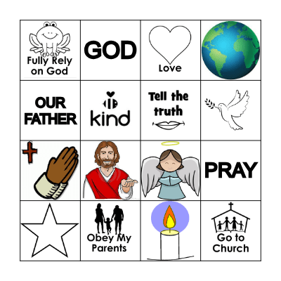 PRAYER BINGO Card
