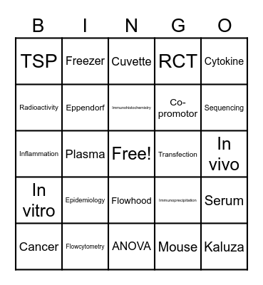 RIMLS bingo 2021 Bingo Card