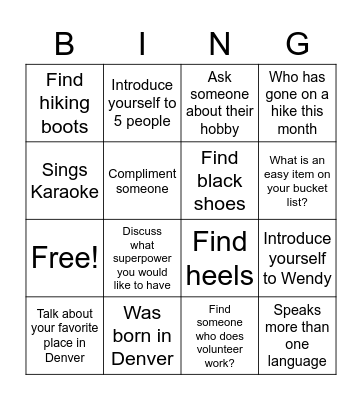 Happy Hour 11/2021 Bingo Card