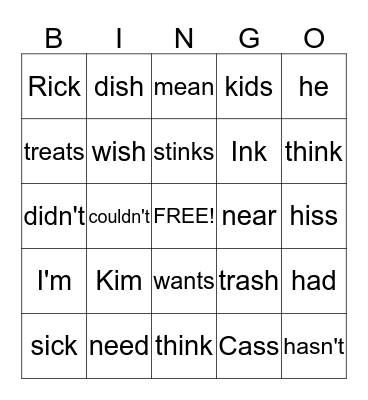 Acts of Kindness Bingo Card