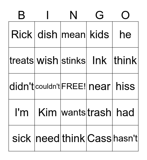 Acts of Kindness Bingo Card