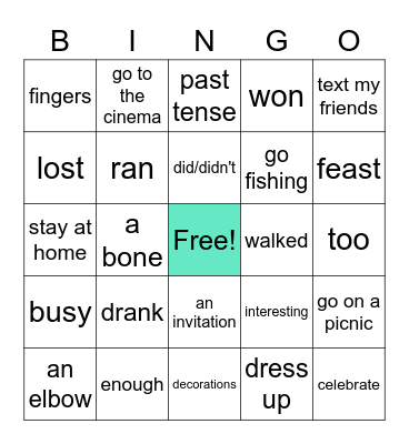 PRM 3 Units 7-9 Review Bingo Card