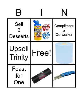 Teamwork/Upsell Bingo Card