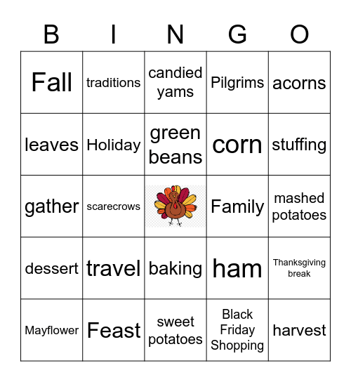 Thanksgiving Things!!! Remember to contact the BINGO BASE as soon as ...