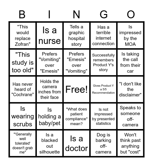 TLG Bingo Card