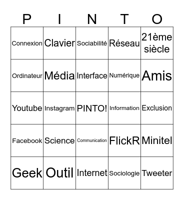 Socio-Pinto Bingo Card