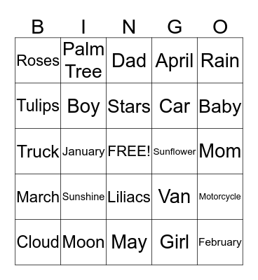 Bendale Bingo Card