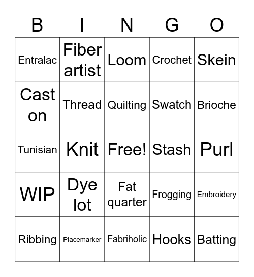 CK BINGO Card