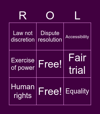 Bingham Bingo! Bingo Card