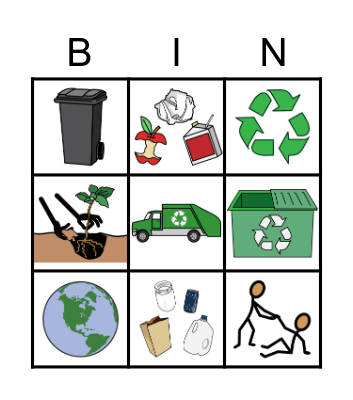 Help the Earth Bingo Card