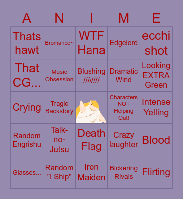 🦇 Fall Anime 2021 🦇 Bingo Card