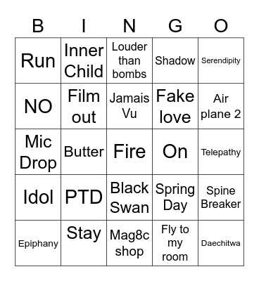 @Rdove73084766 Bingo Card