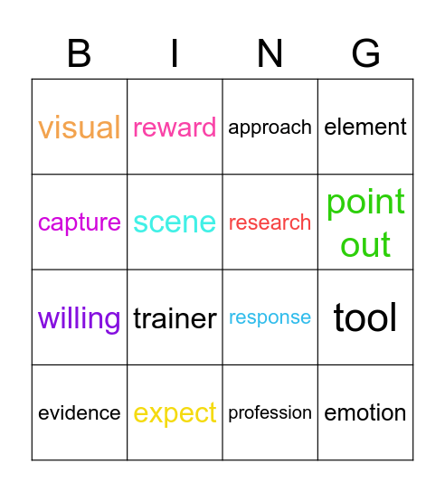 Pathways 1 - Unit 10 - Reading Bingo Card