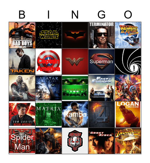 MOVIES BINGO Card