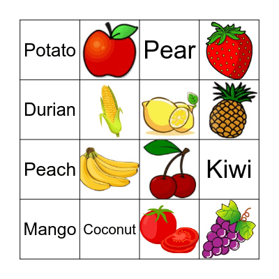 English Week Bingo! Bingo Card