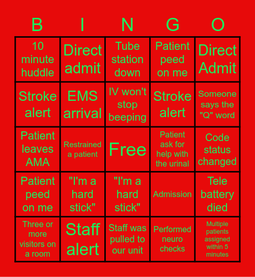 10 East Christmas Bingo Card