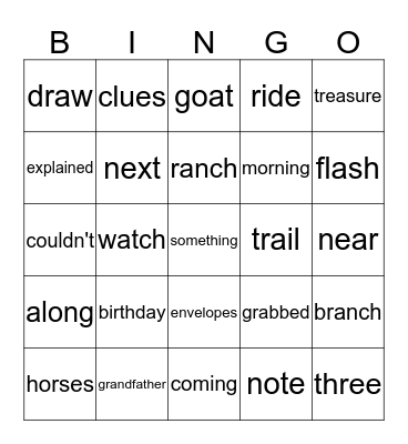 3rd Grade Awesome Bingo Card