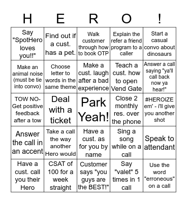 June 2015 Bingo Card