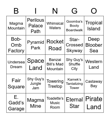 Frosty Round 2 (Mario Party) Bingo Card