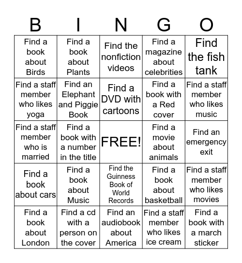 HHC Bingo Round 2 Bingo Card