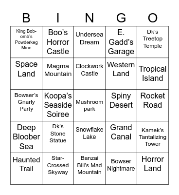 DrSololek ROUND 2 [Mario Party] Bingo Card