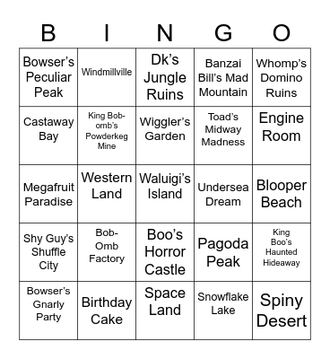 Maeva ROUND 2 [Mario Party] Bingo Card