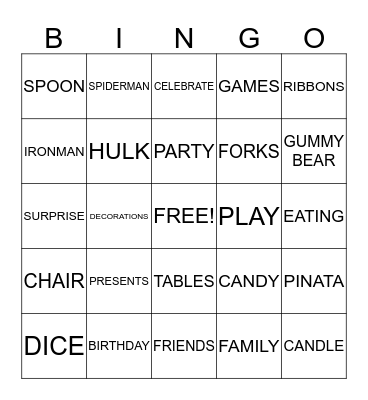 Happy Birthday ChaTeng Bingo Card