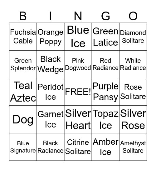 Dot Bingo! Bingo Card
