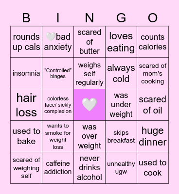 @makingmila bingo Card