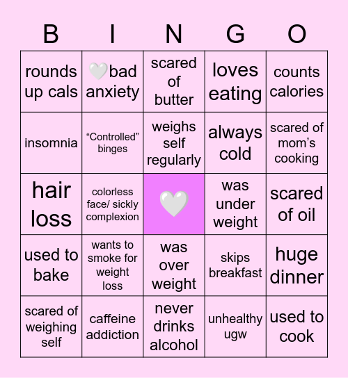 @makingmila bingo Card