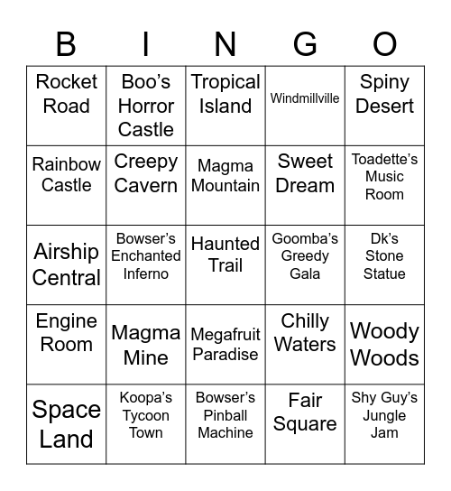 Markeles ROUND 1 [Mario Party] Bingo Card