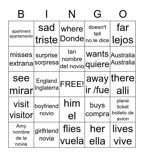 The Surprise Bingo Card