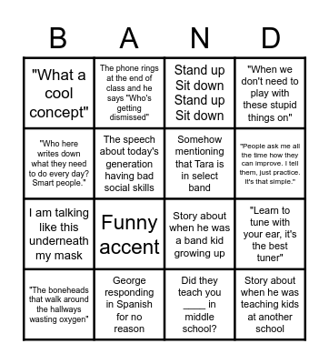 Courounis Bingo VOL 3 Bingo Card