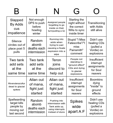 Fungistorm KT prog Bingo Banonza Bingo Card