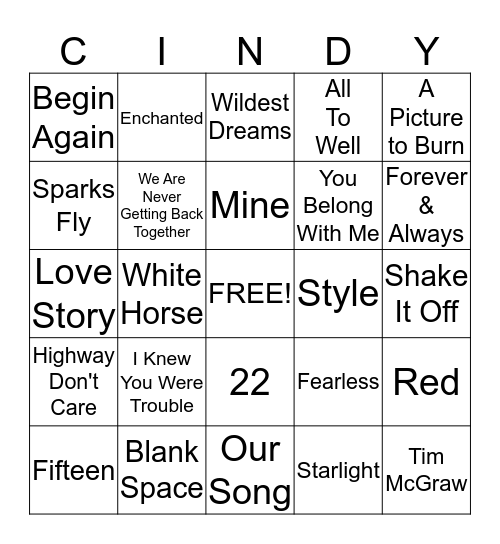 Happy Birthday  Bingo Card