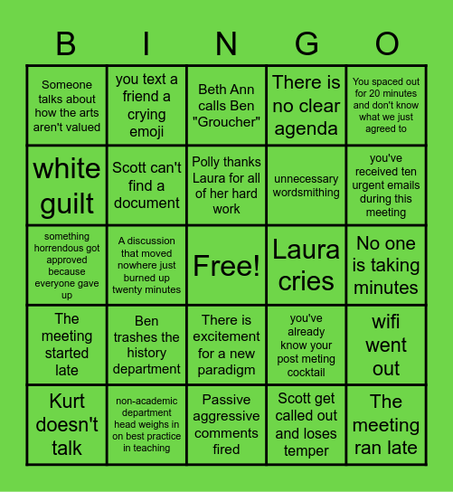 dsfkuhdkufgdskhfks Bingo Card