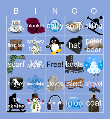 Winter Bingo Card