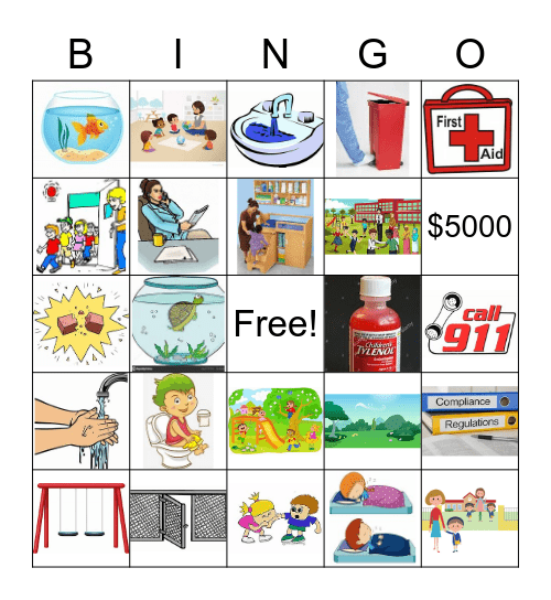 Regulations Bingo Card