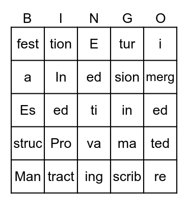 Vietnam war Bingo Card