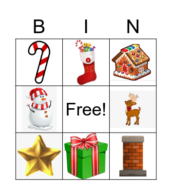 Christmas Bingo Card