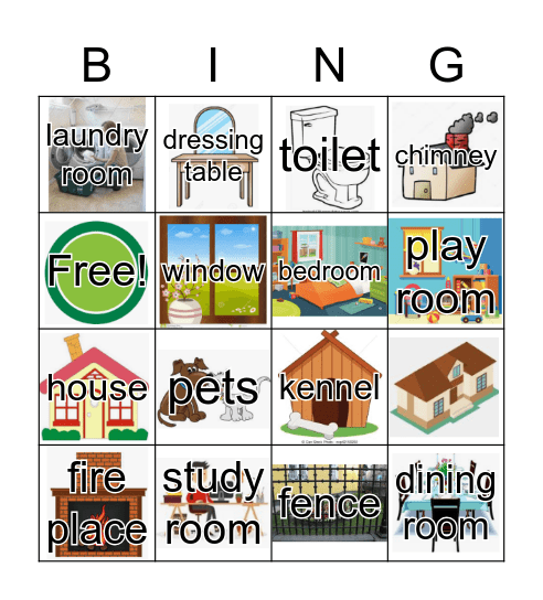 House Bingo Card