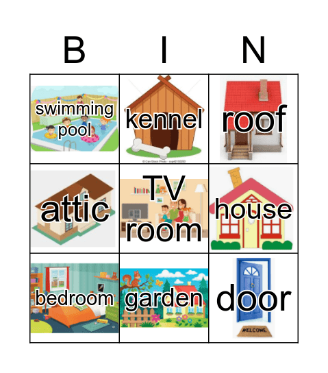 House Bingo Card