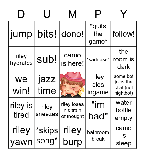 dumpybingo Card