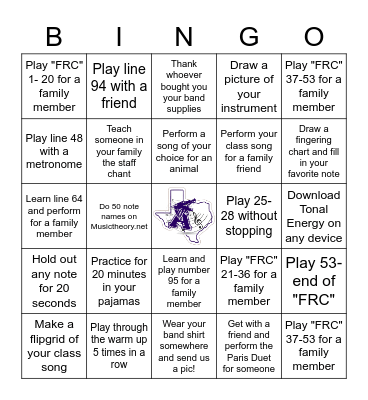 Thanksgiving Break Bingo! Bingo Card