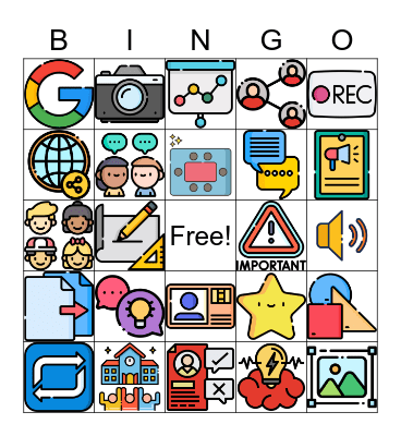 Icon Bingo Card