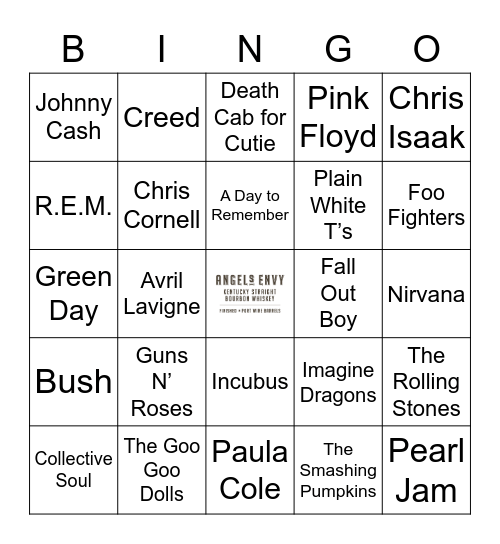 v84 UNPLUGGED 2.0 Bingo Card